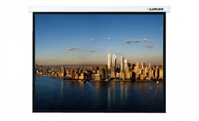 Купить настенный экран lumien master picture 229х305см matte white fiberglass (белый корпус) черн. кайма