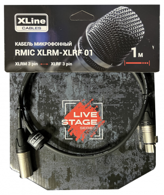Купить xline cables rmic xlrm-xlrf 01 - кабель микрофонный